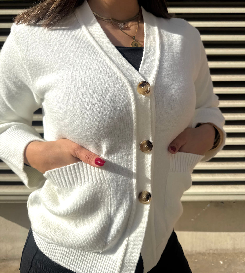 Outlyre Button-Detail Knit