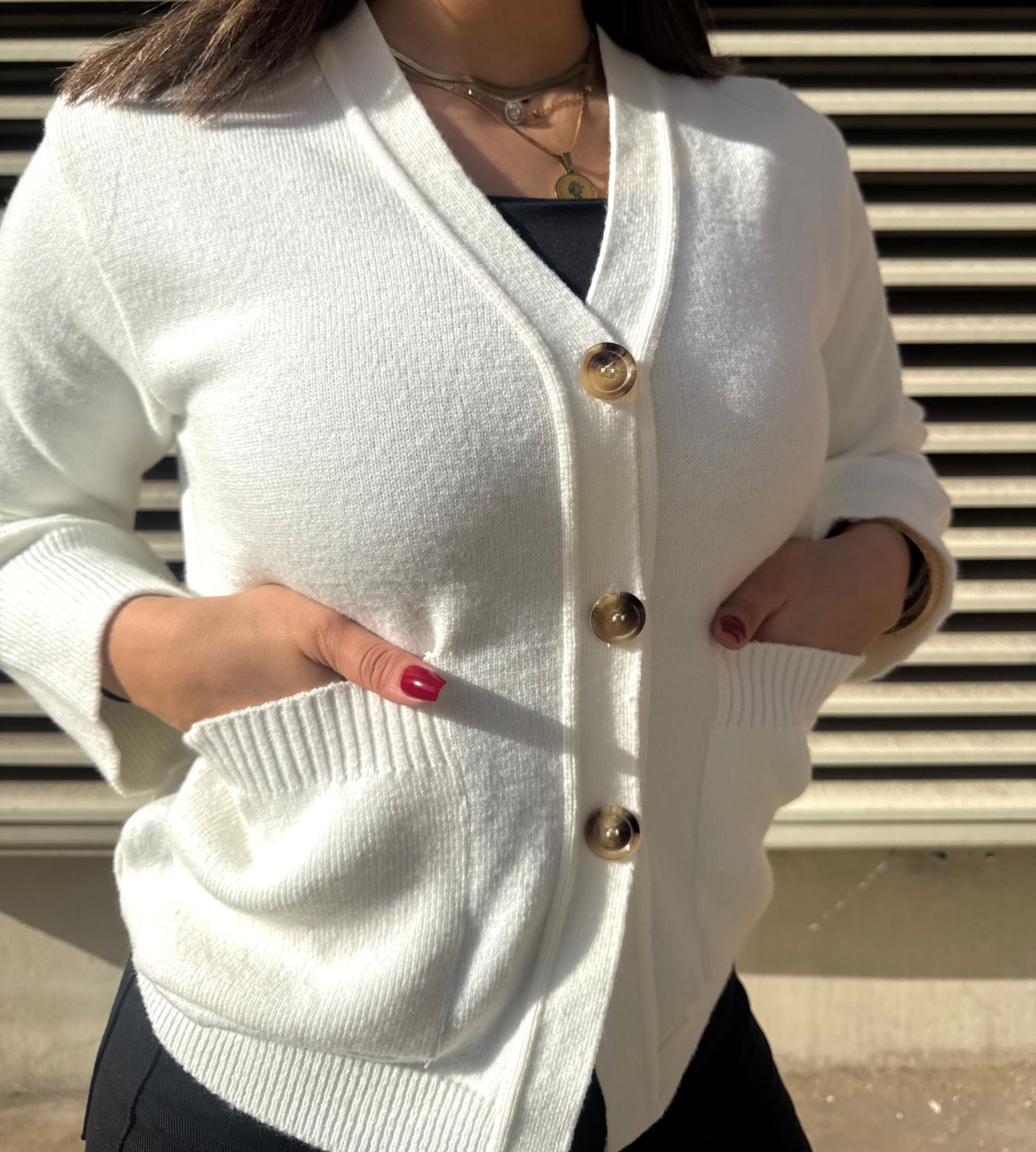 Outlyre Button-Detail Knit