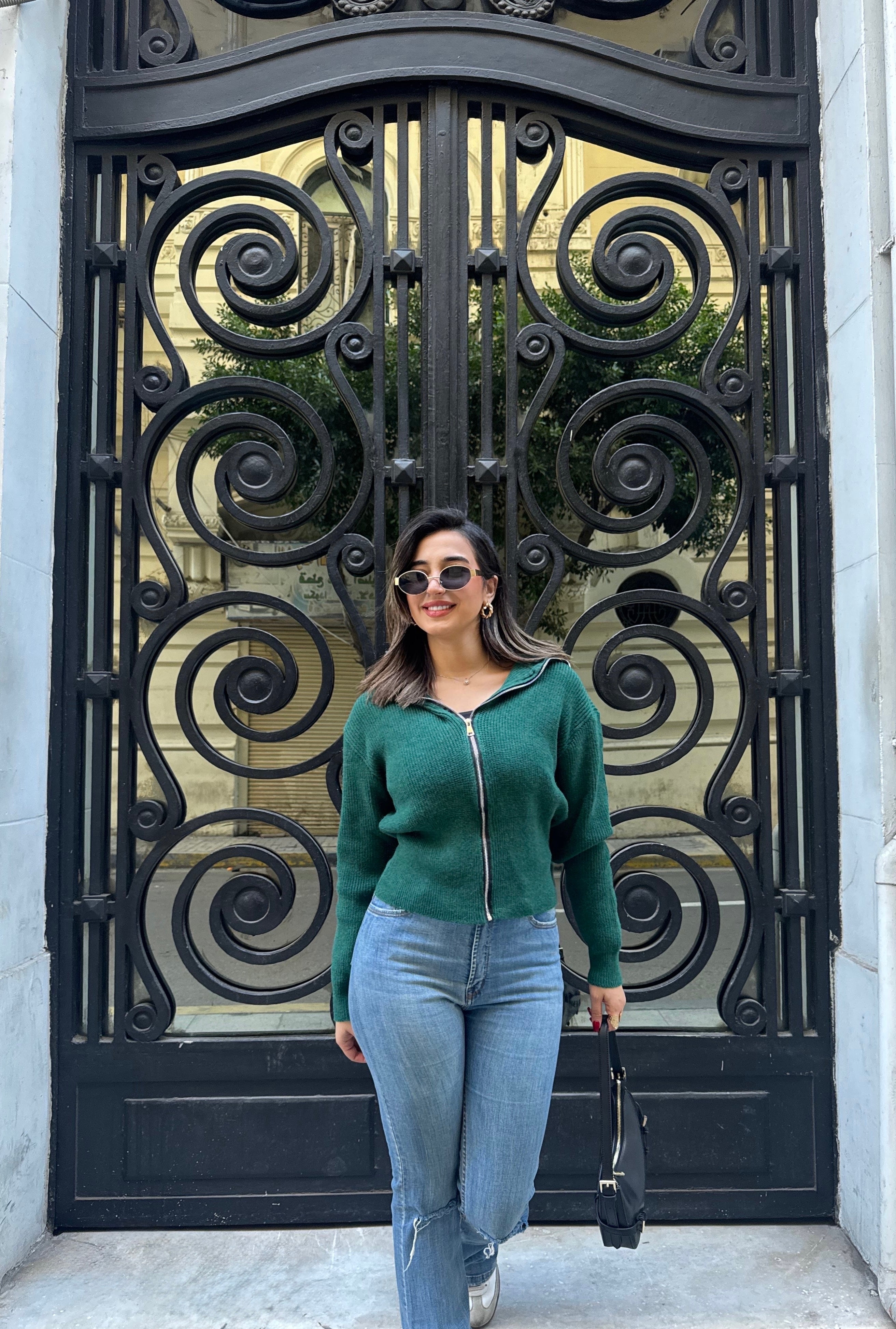 Outlyre Zippered Knit Jacket